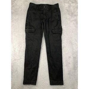 Banana Republic Pants Mens 32x31 (Tag 31x32) Black Cargo Athletic Tapered Fit